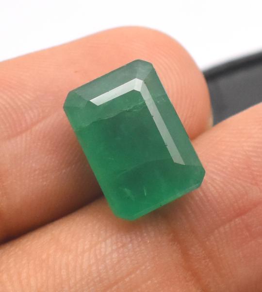 Natural-Zambian-Emeralds 10*8mm Octagon 100% Natural Untreated Natural Precious Gemstones